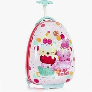 Num Noms Pink Heyes Kids Hardcase Roller Luggage
